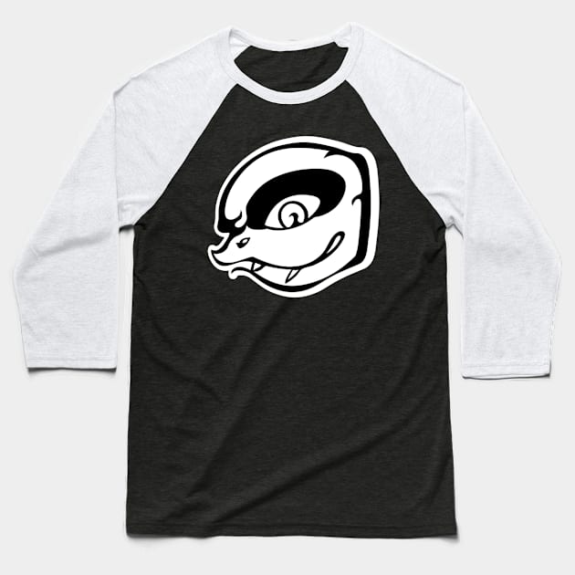 Snake King Baseball T-Shirt by mafmove